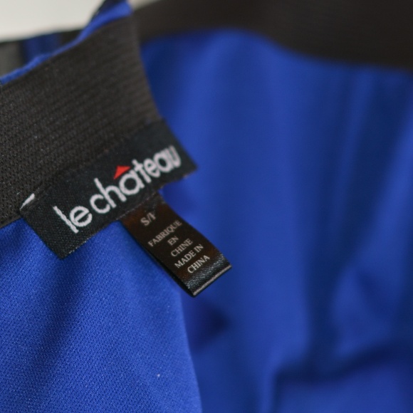 Ribbon on Netting Dress Le Chateau SZ SP - Picture 13 of 13